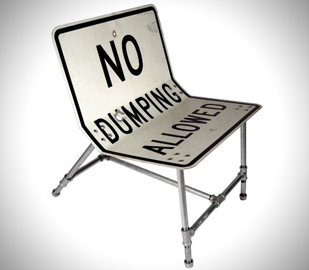 Street Sign Furniture by Tim Delger
